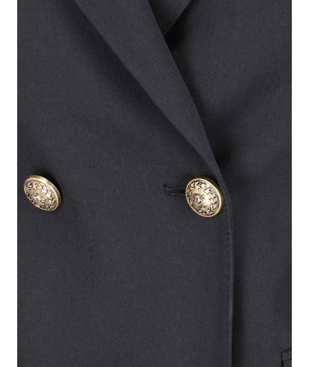 GOLDEN GOOSE DELUXE BRAND Черный шерстяной жакет/пиджак, фото 4