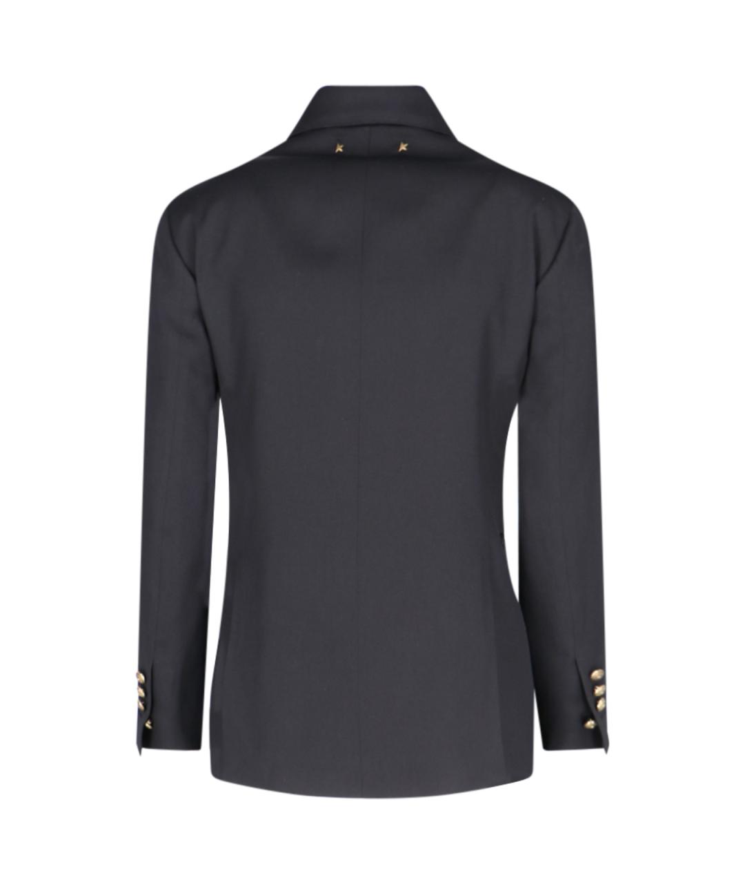 GOLDEN GOOSE DELUXE BRAND Черный шерстяной жакет/пиджак, фото 2