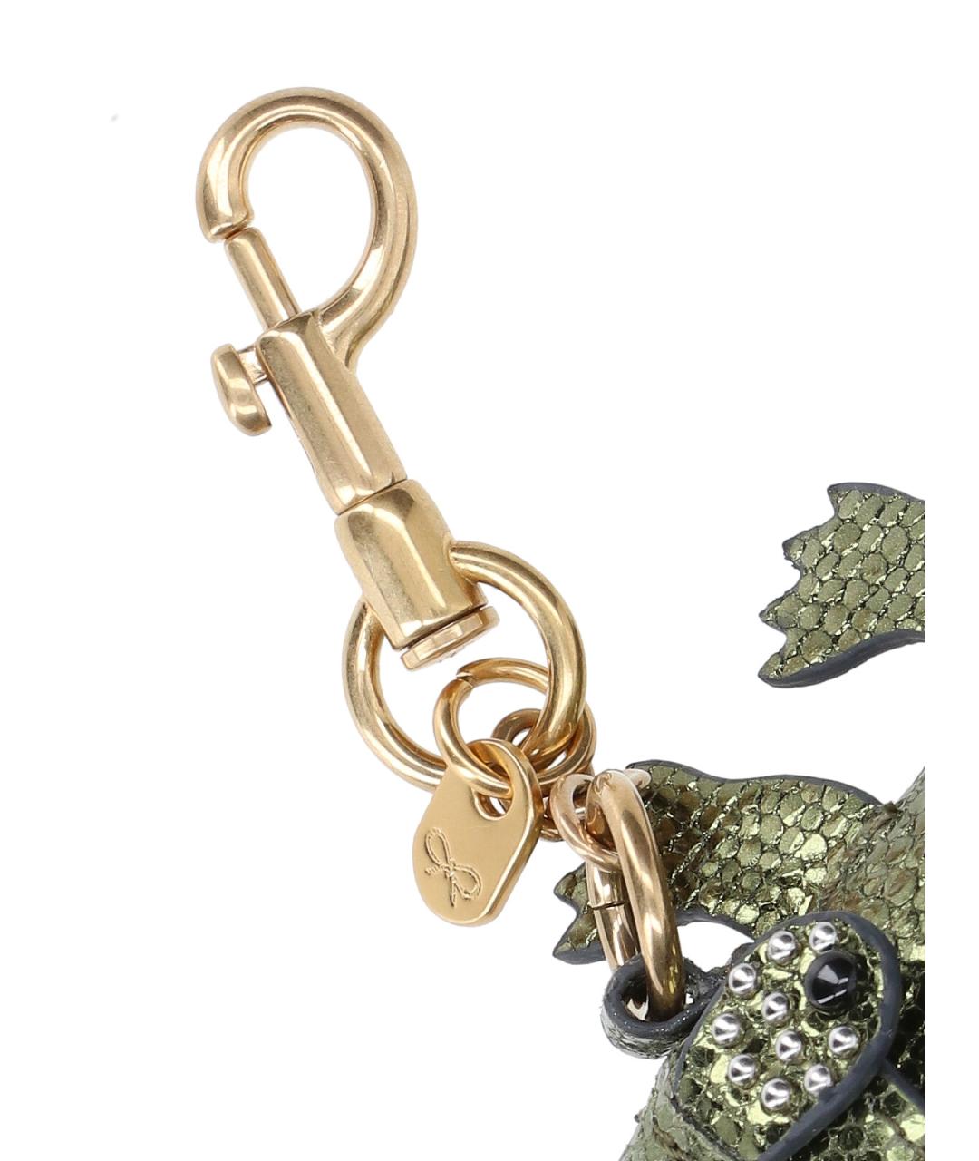 ANYA HINDMARCH Зеленый брелок, фото 5
