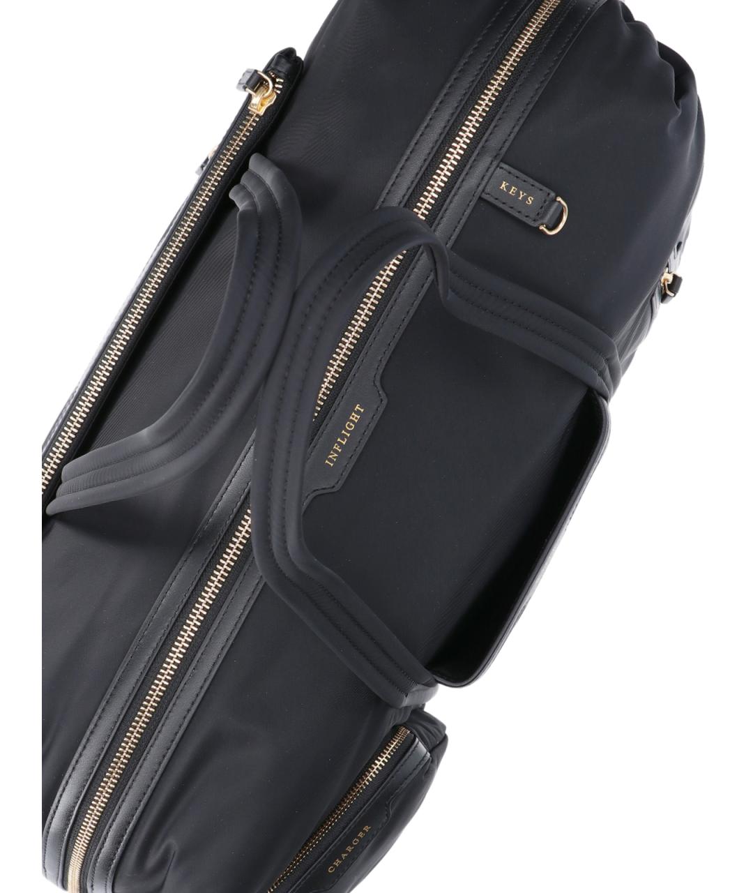 ANYA HINDMARCH Черная синтетическая дорожная/спортивная сумка, фото 4