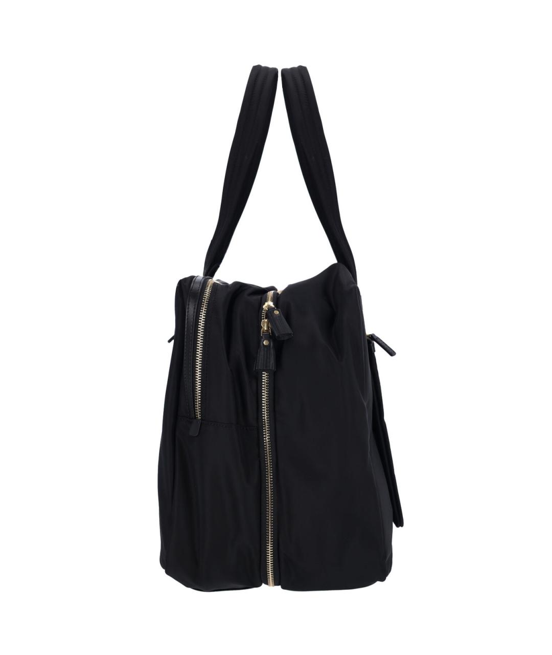 ANYA HINDMARCH Черная синтетическая дорожная/спортивная сумка, фото 5