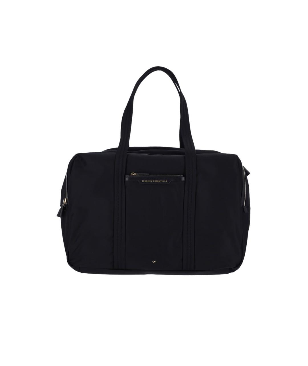 ANYA HINDMARCH Черная синтетическая дорожная/спортивная сумка, фото 1