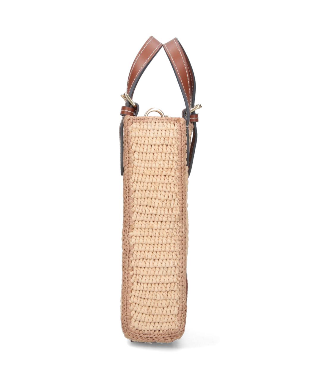 ANYA HINDMARCH Бежевая сумка тоут, фото 5