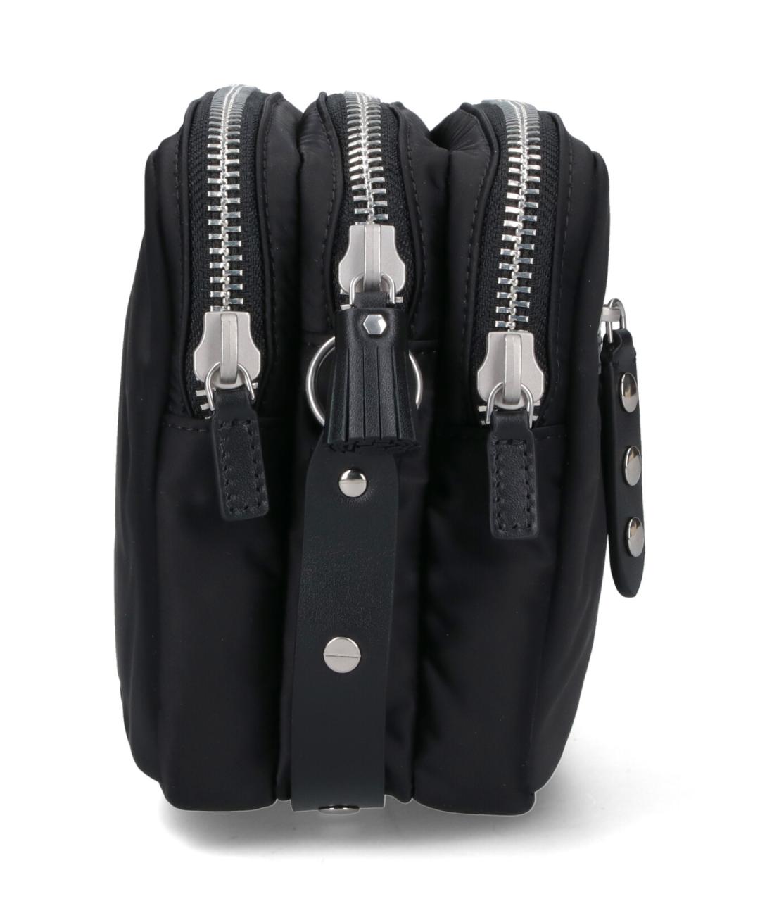 ANYA HINDMARCH Черная синтетическая сумка через плечо, фото 5