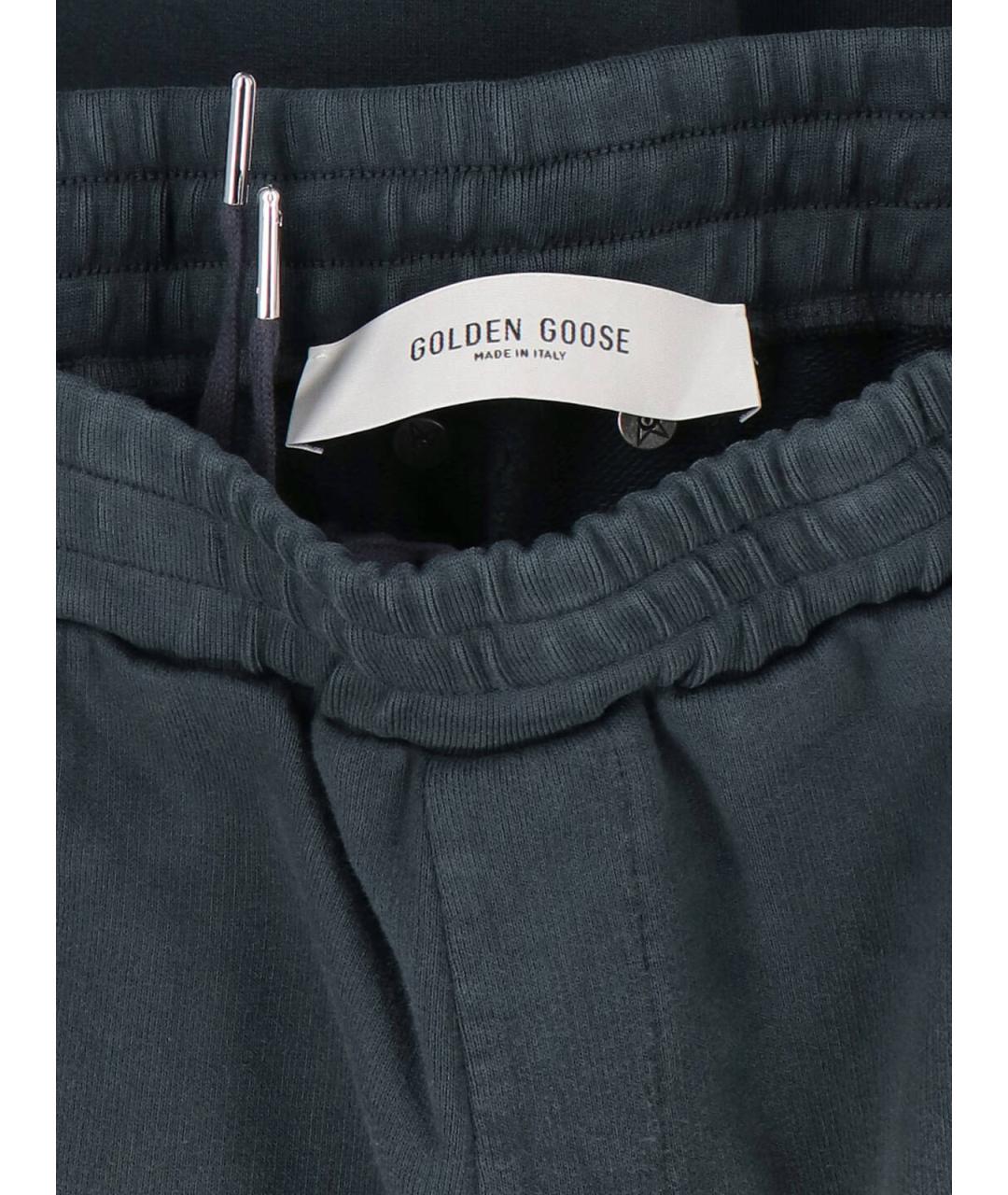 GOLDEN GOOSE DELUXE BRAND Черные хлопковые повседневные брюки, фото 4