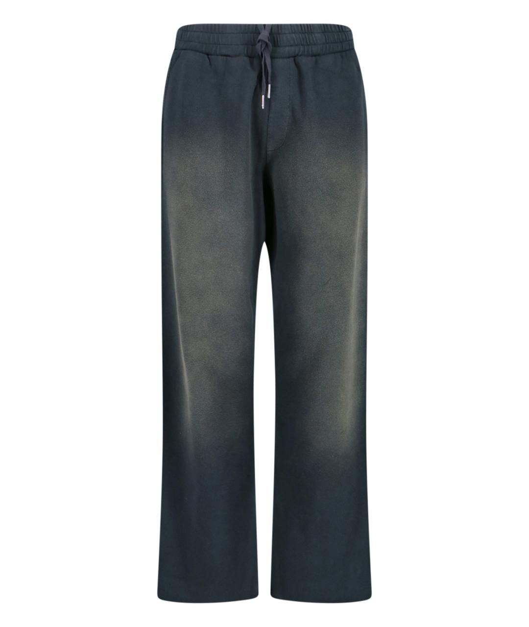 GOLDEN GOOSE DELUXE BRAND Черные хлопковые повседневные брюки, фото 1