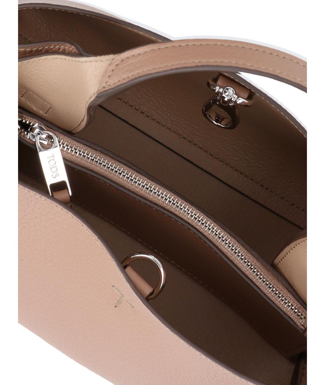 TOD'S Бежевая сумка тоут, фото 4