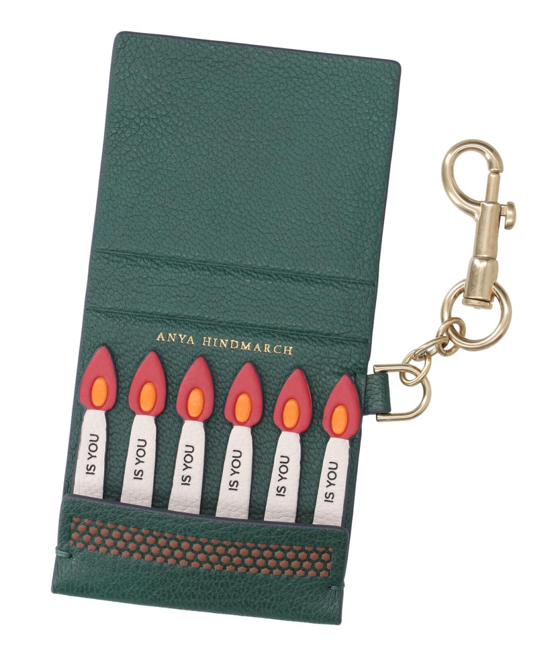 ANYA HINDMARCH Зеленый брелок, фото 3