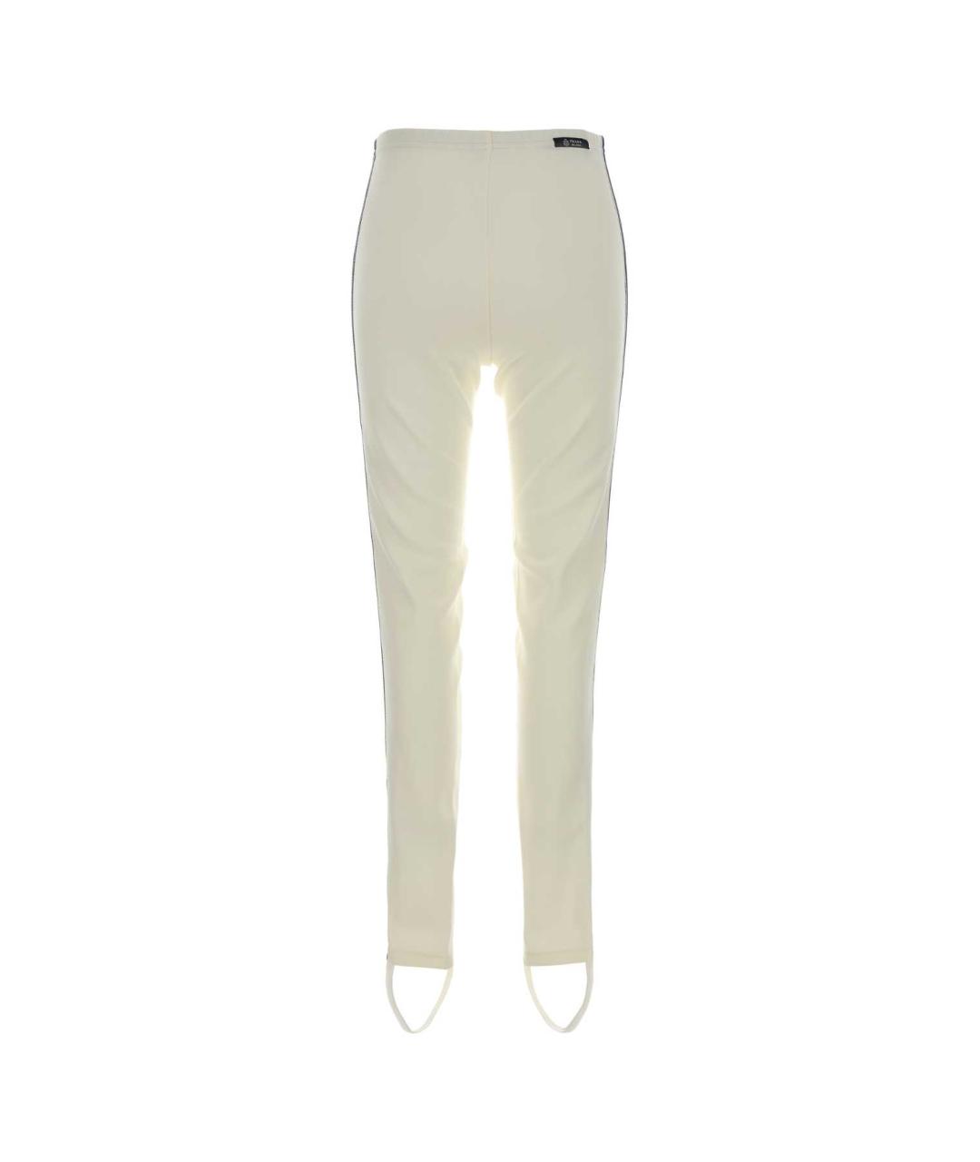 PRADA Белые полиэстеровые леггинсы и велосипедки, фото 2