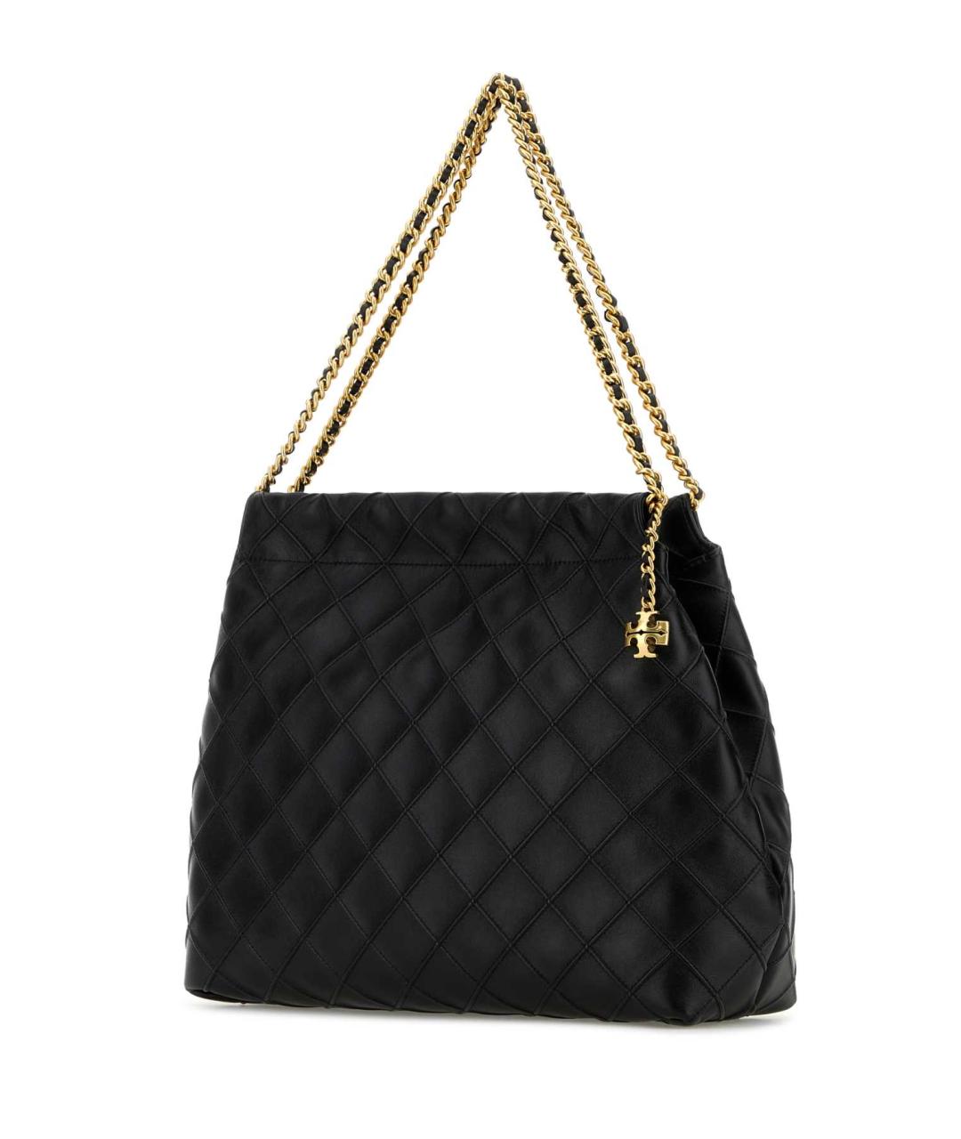 TORY BURCH Черная кожаная сумка через плечо, фото 2