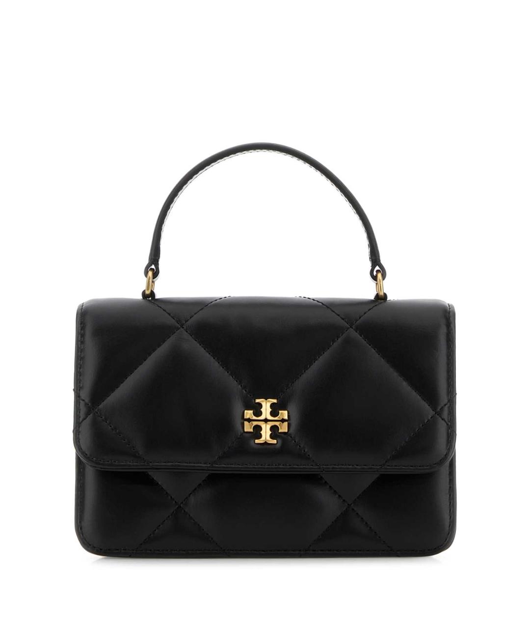 TORY BURCH Черная кожаная сумка через плечо, фото 1