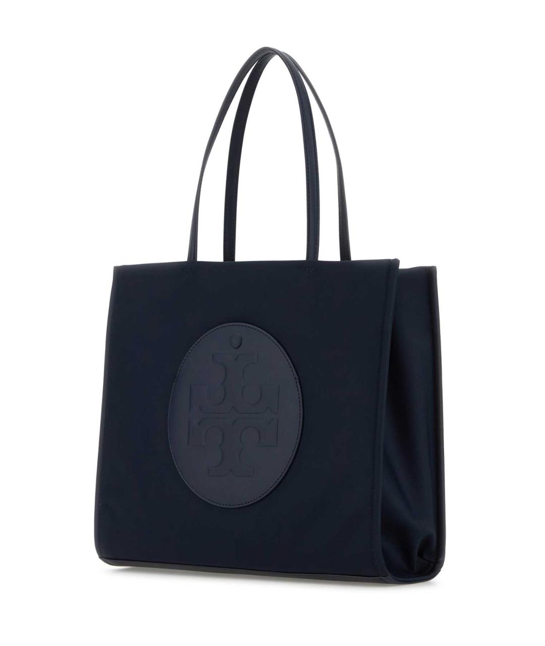 TORY BURCH Синяя синтетическая сумка тоут, фото 2