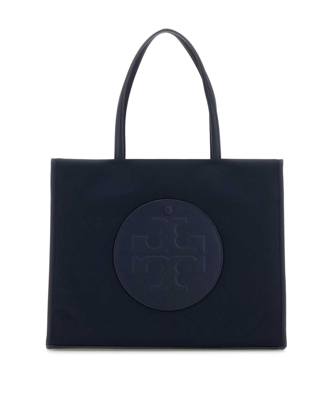 TORY BURCH Синяя синтетическая сумка тоут, фото 1