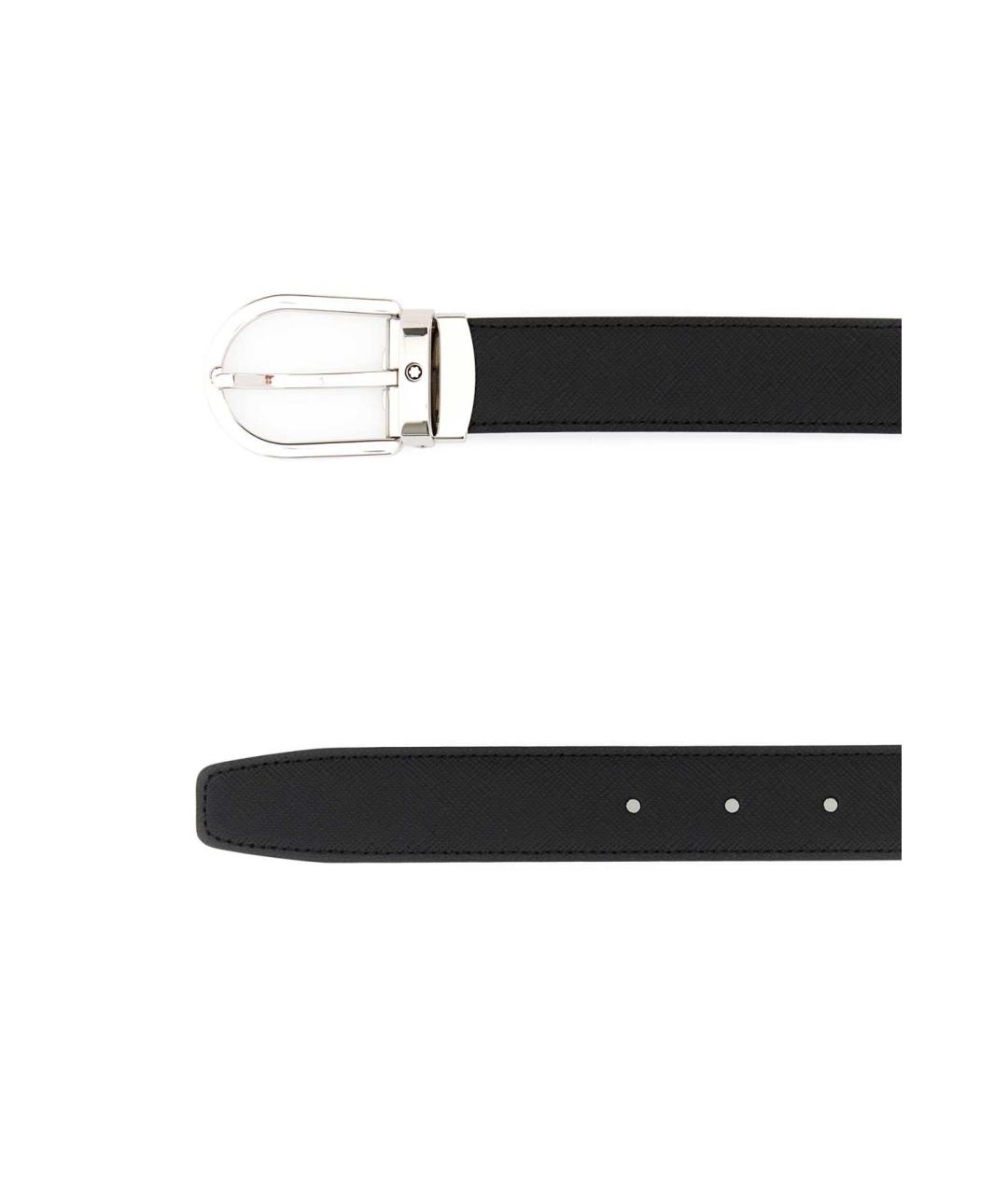 MONTBLANC Черный ремень, фото 2