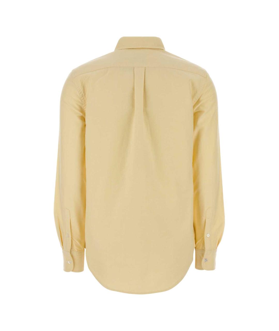 POLO RALPH LAUREN Желтая хлопковая рубашка, фото 2