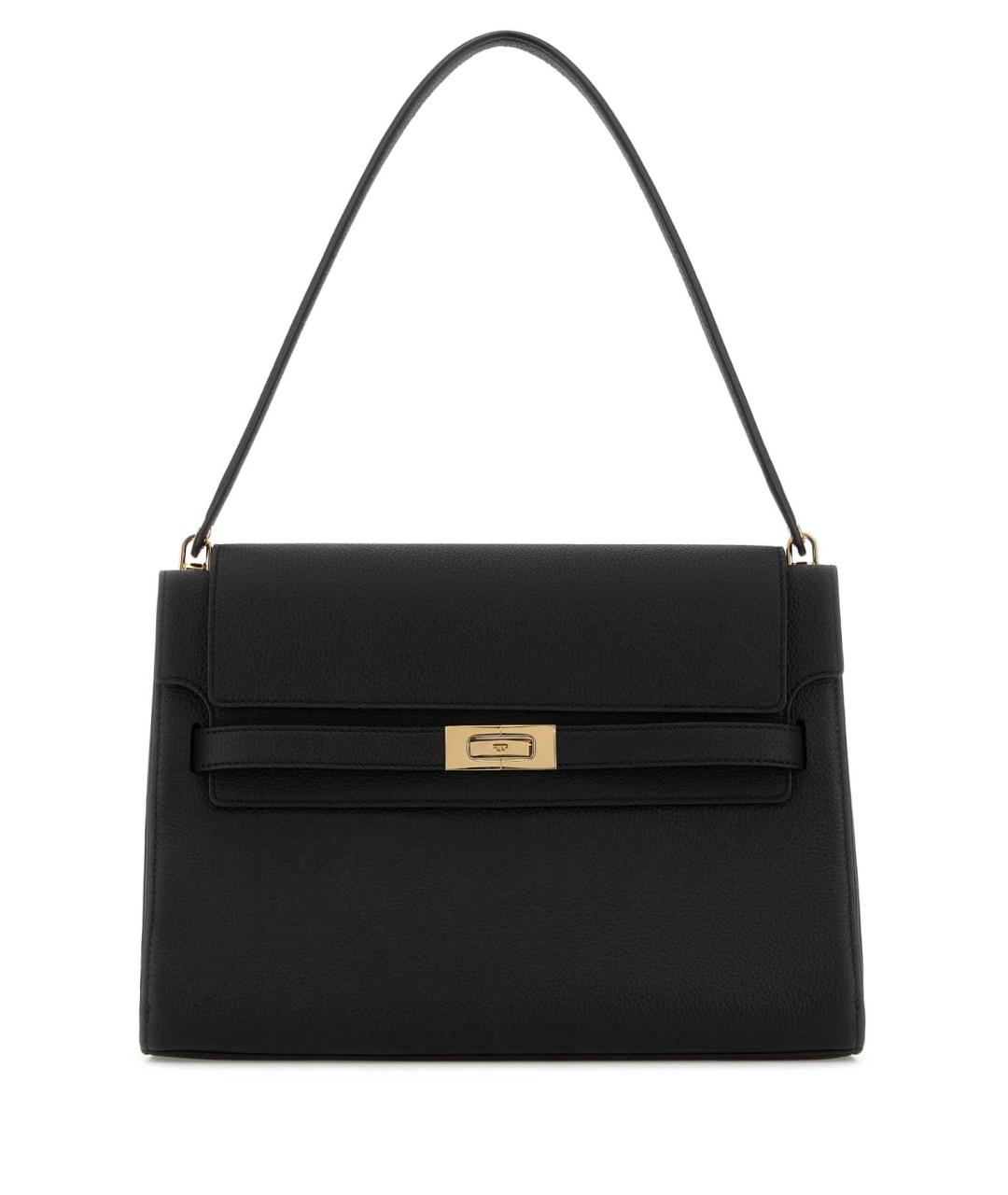 TORY BURCH Черная кожаная сумка через плечо, фото 1