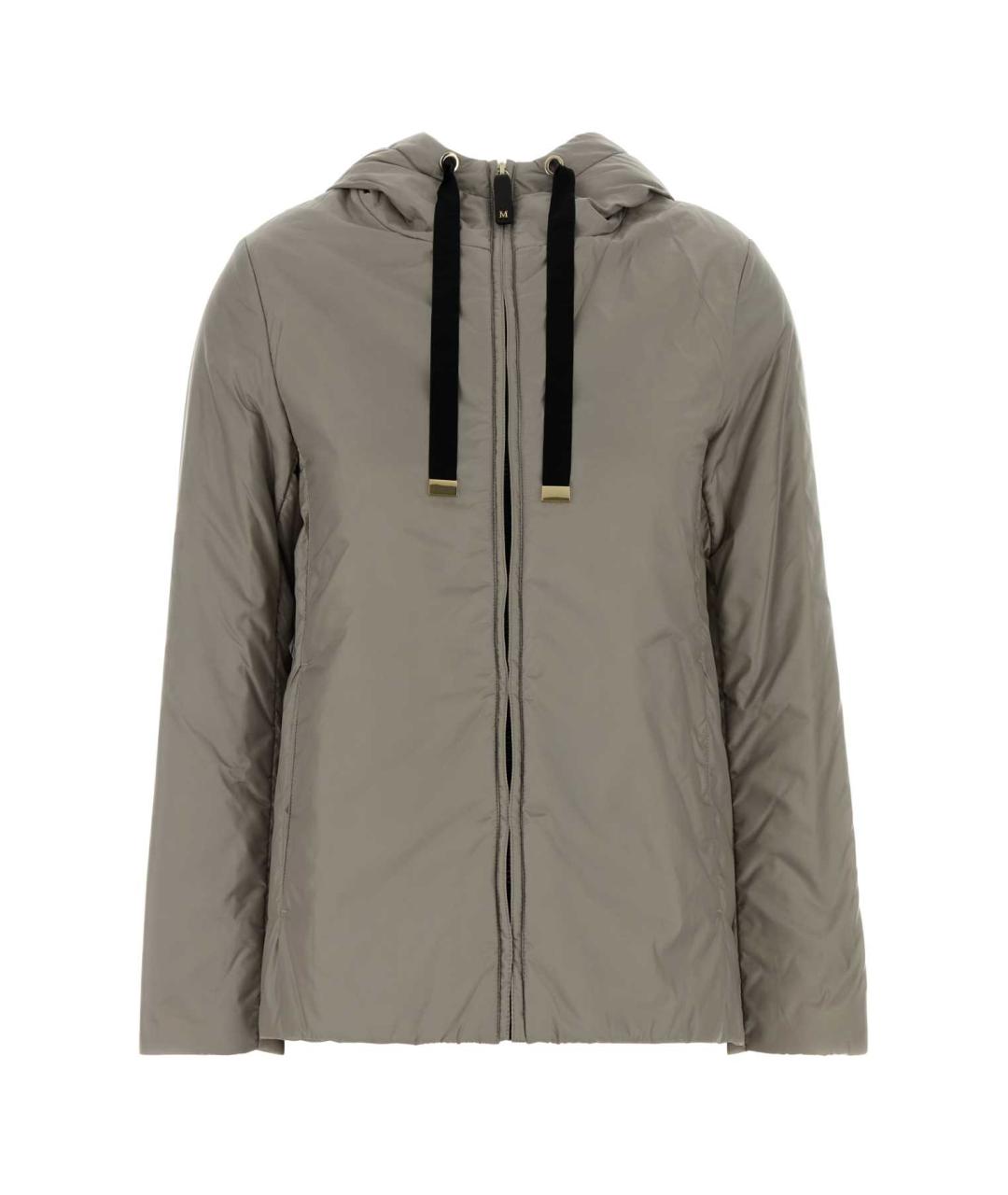MAX MARA Серая полиэстеровая куртка, фото 1