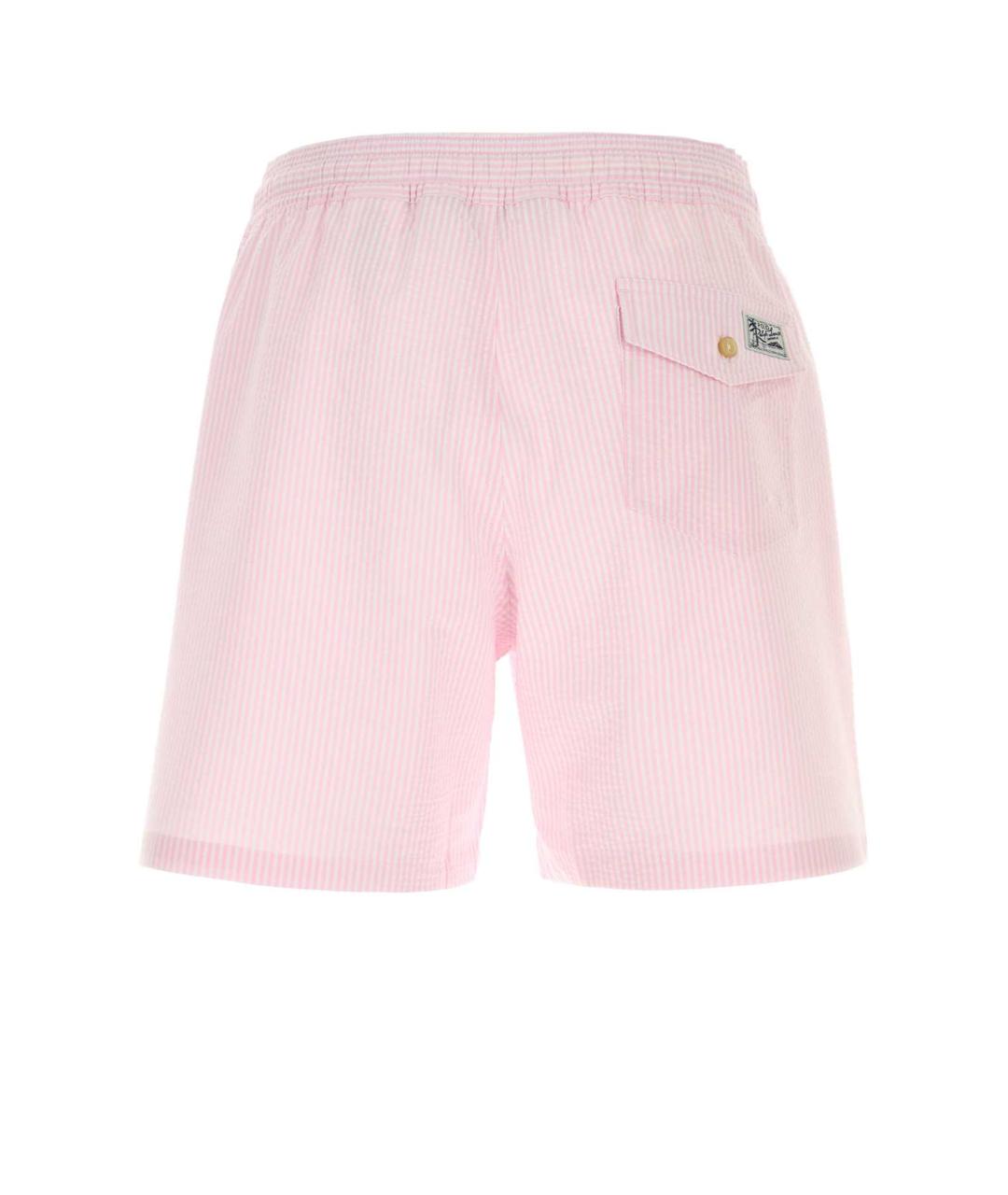 POLO RALPH LAUREN Розовые полиэстеровые плавки, фото 2