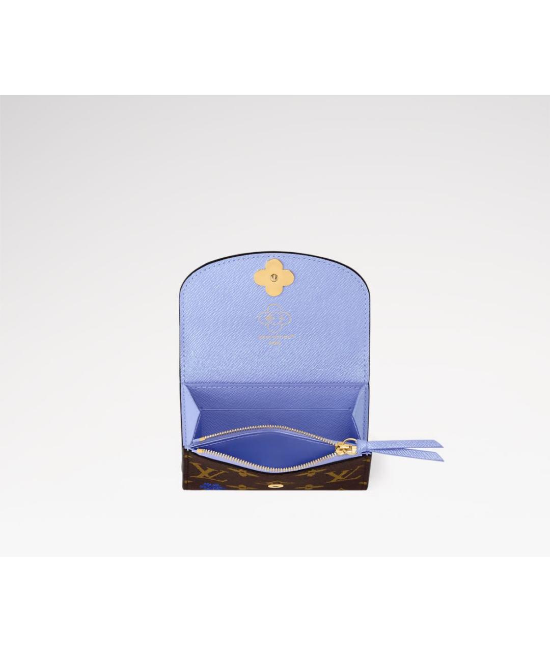 LOUIS VUITTON Коричневый кожаный кошелек, фото 2