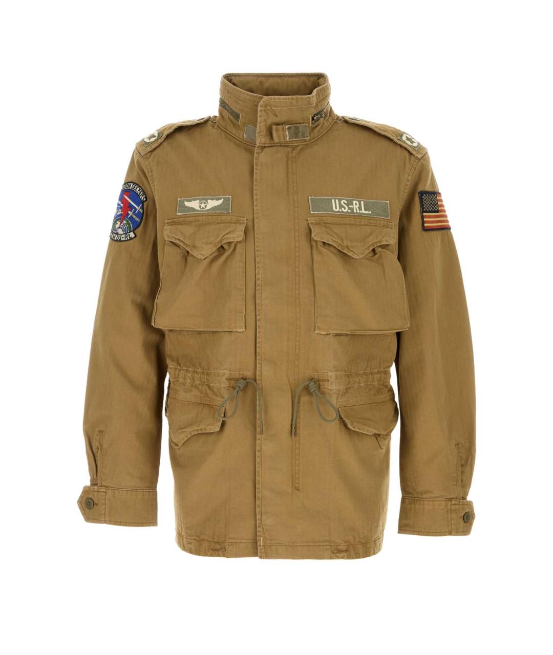 POLO RALPH LAUREN Бежевая хлопковая куртка, фото 1