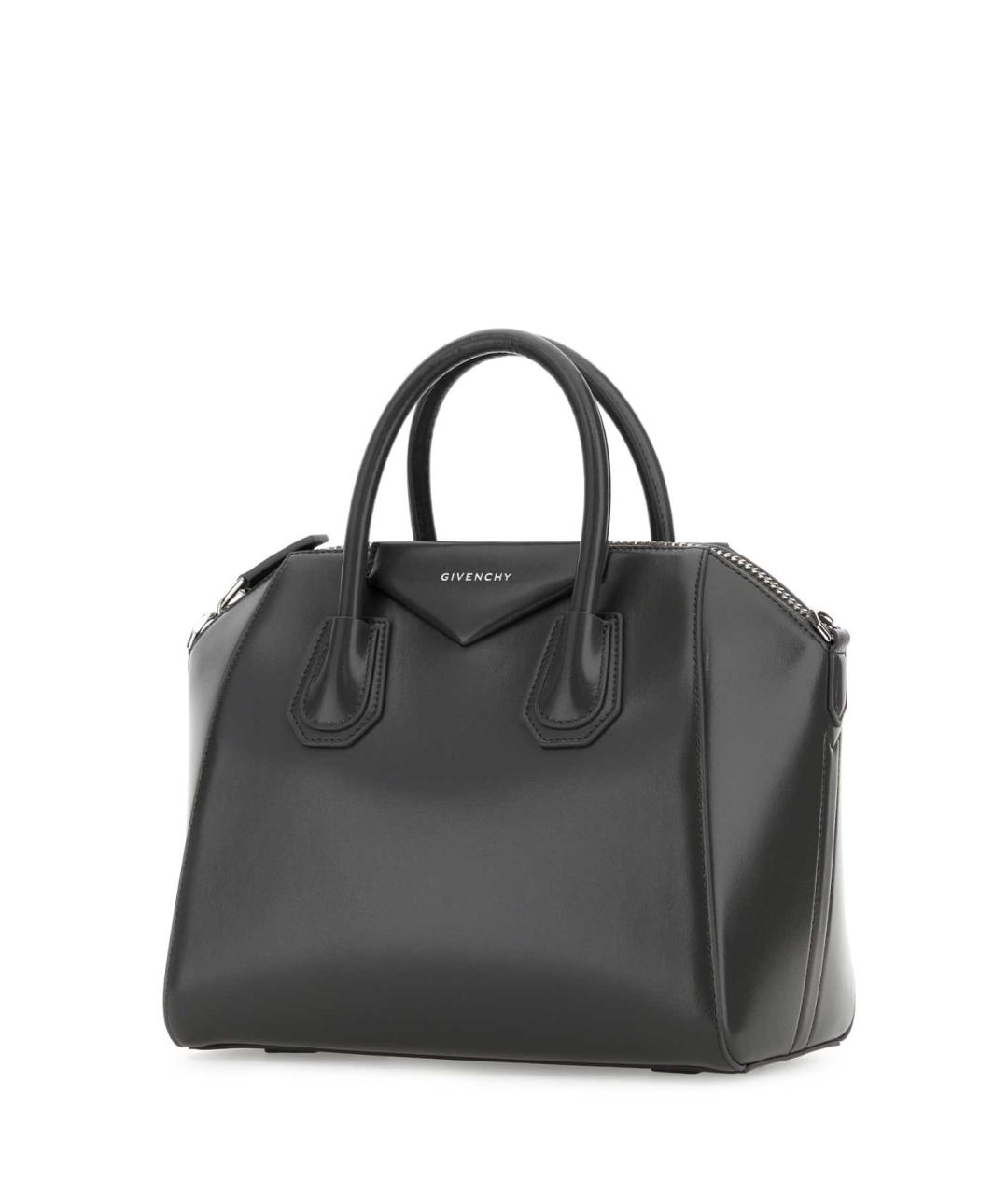 GIVENCHY Серая кожаная сумка с короткими ручками, фото 2