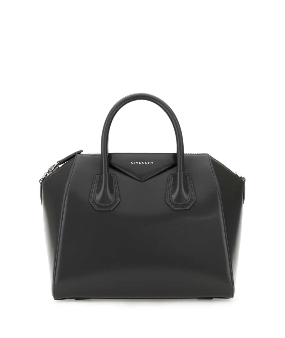 GIVENCHY Серая кожаная сумка с короткими ручками, фото 1