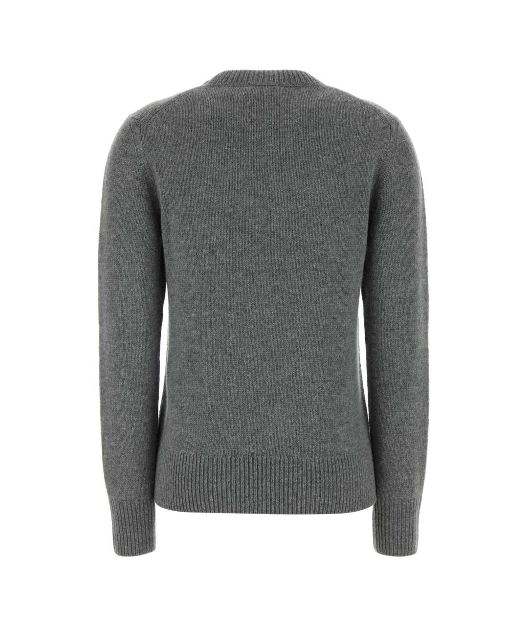 BURBERRY Серый шерстяной джемпер / свитер, фото 2