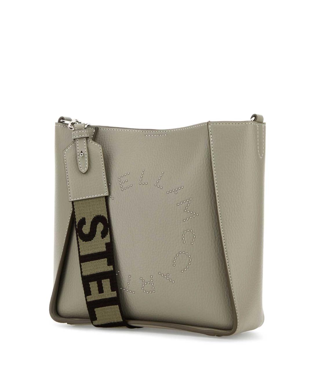 STELLA MCCARTNEY Зеленая кожаная сумка через плечо, фото 2