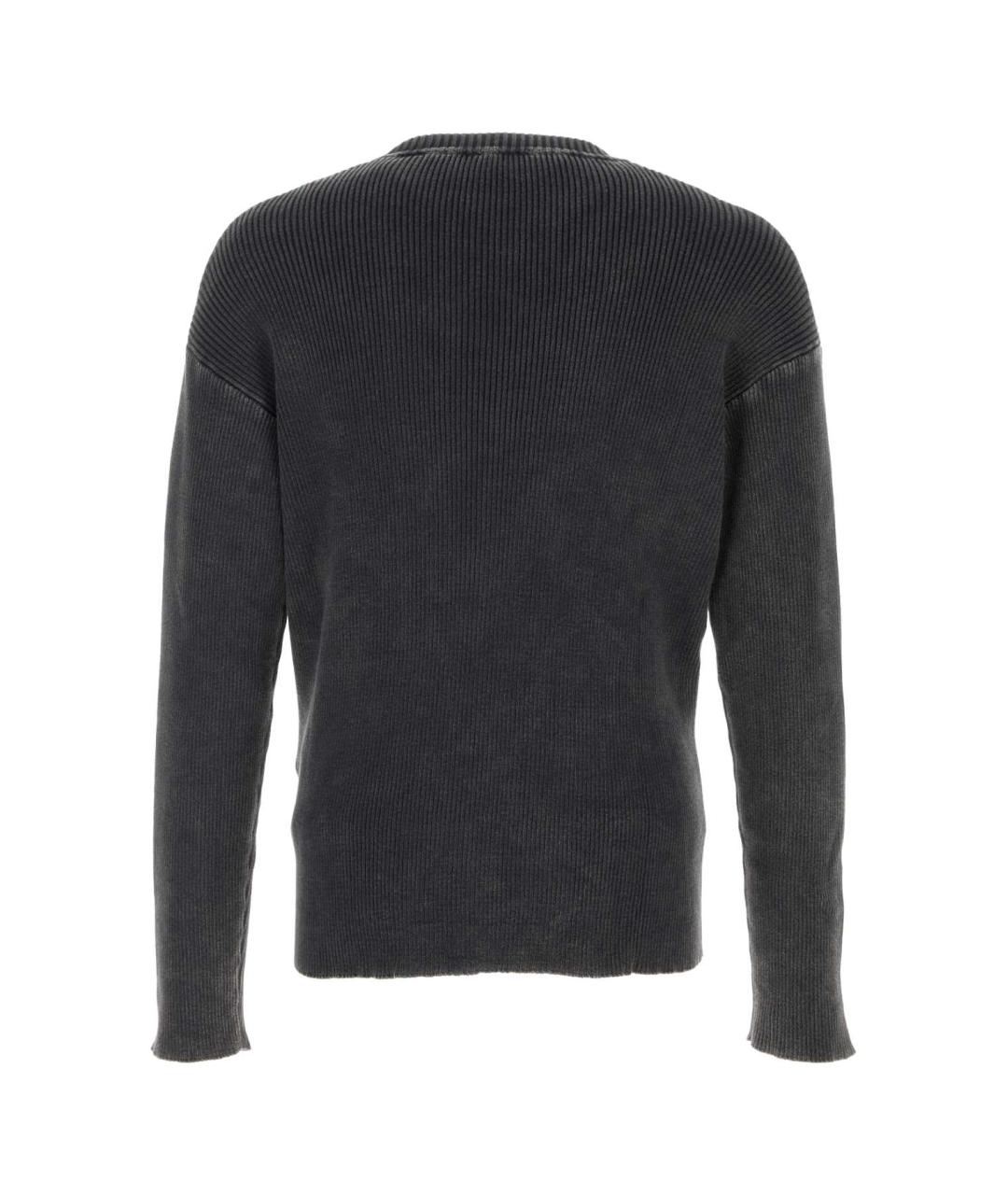 DIESEL Черный хлопковый джемпер / свитер, фото 2