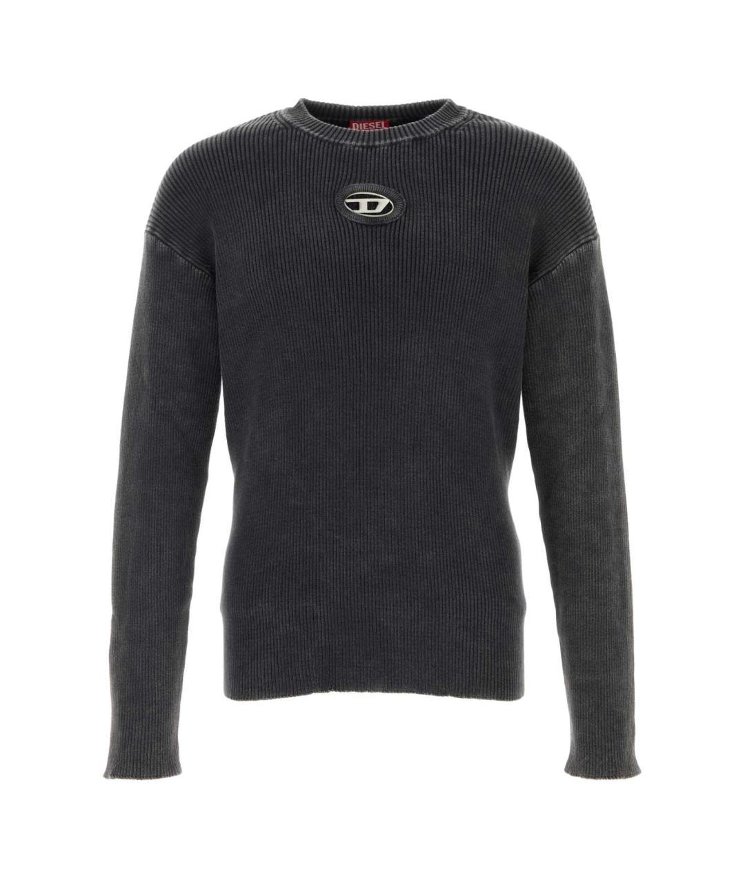 DIESEL Черный хлопковый джемпер / свитер, фото 1