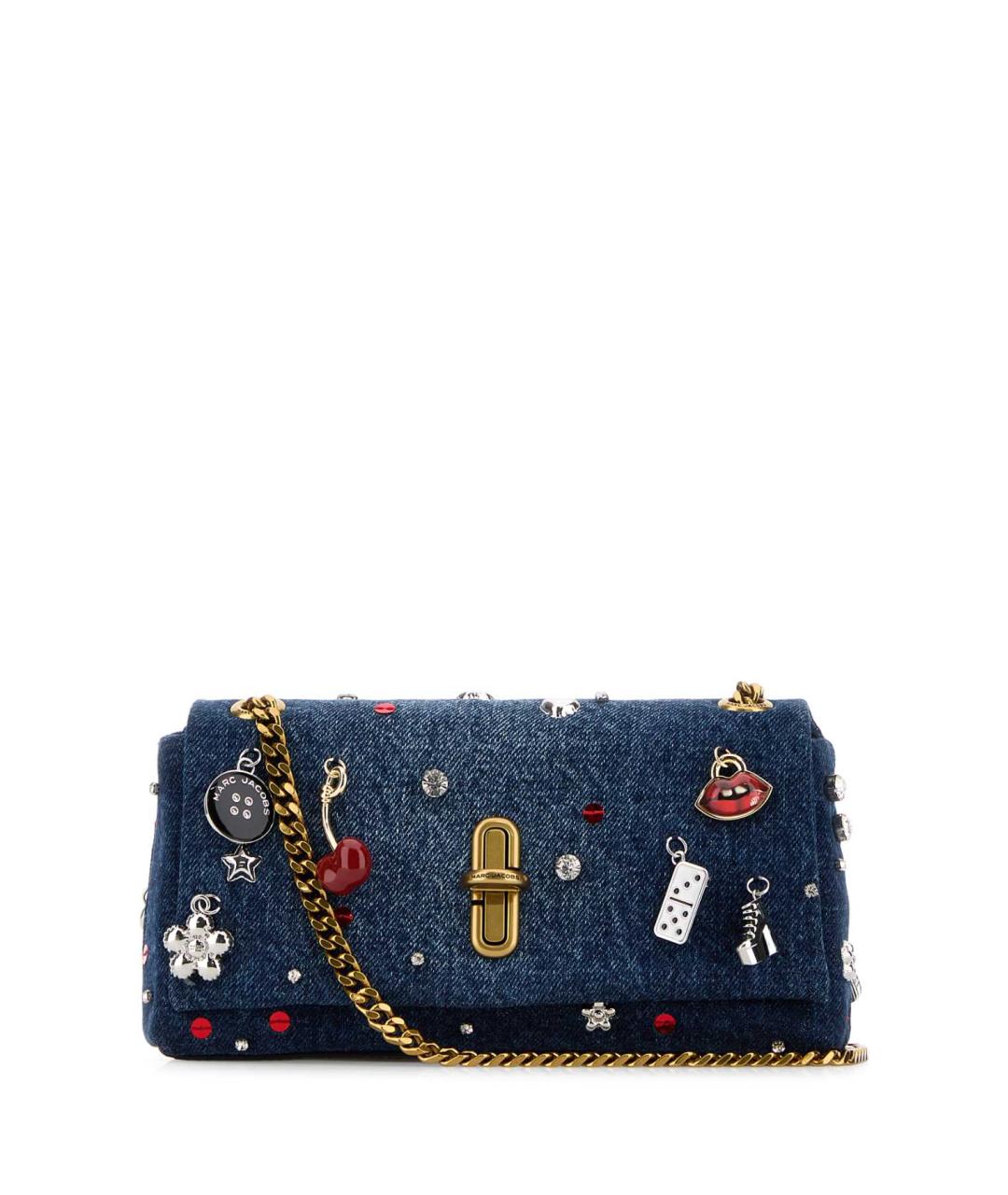 MARC JACOBS Синяя тканевая сумка через плечо, фото 1