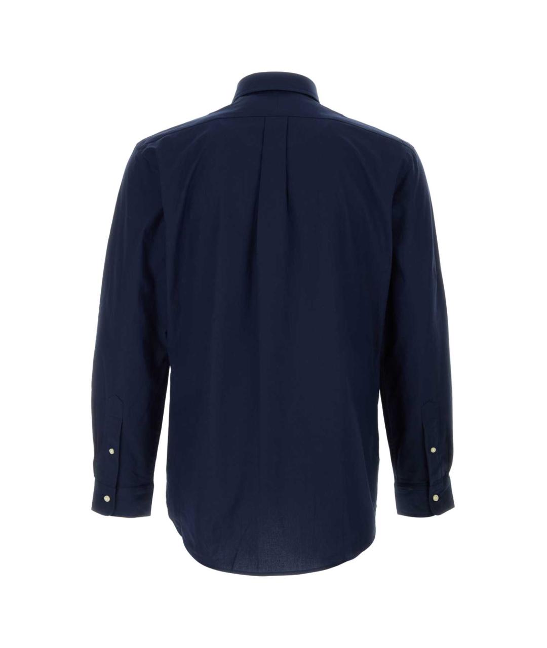 POLO RALPH LAUREN Синяя хлопковая кэжуал рубашка, фото 2