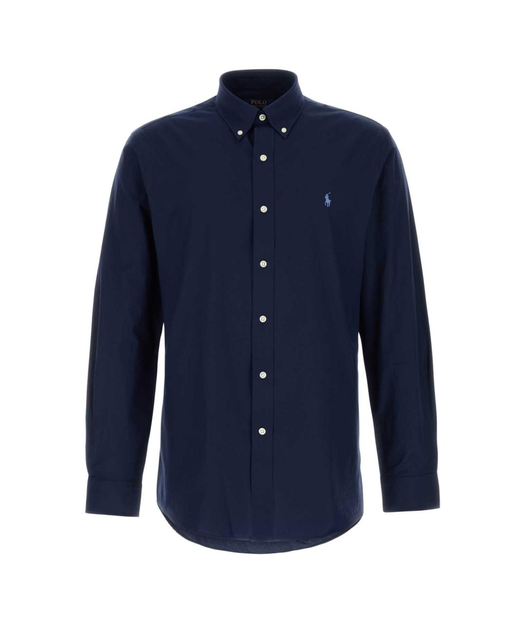 POLO RALPH LAUREN Синяя хлопковая кэжуал рубашка, фото 1