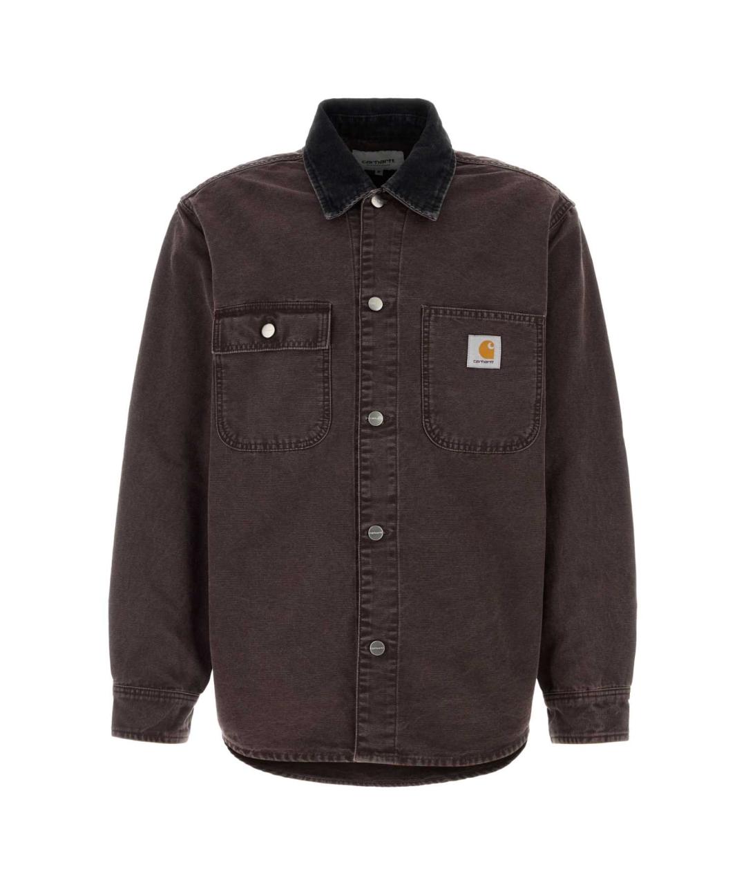 CARHARTT WIP Коричневая хлопковая куртка, фото 1