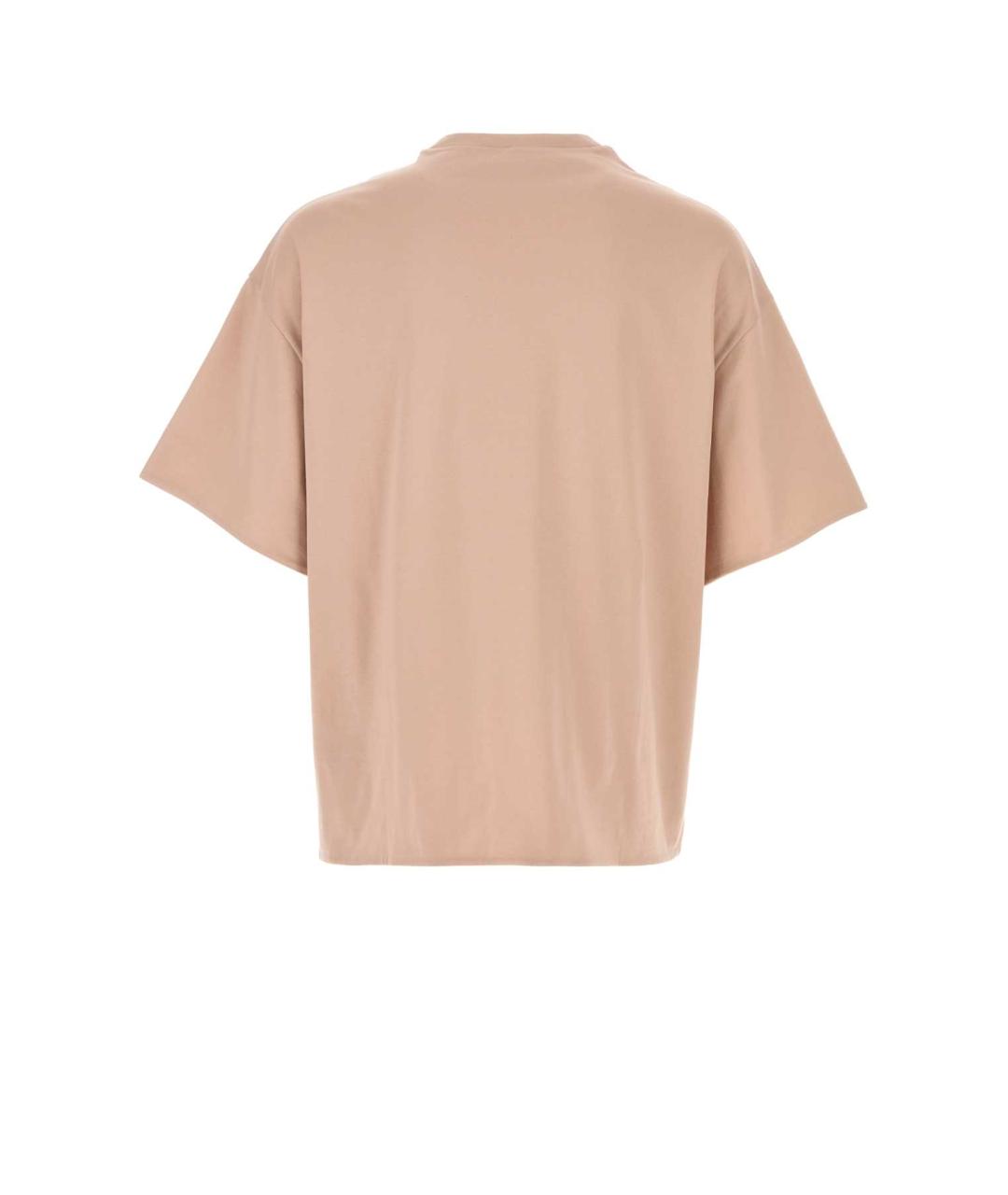 JIL SANDER Розовая хлопковая футболка, фото 2