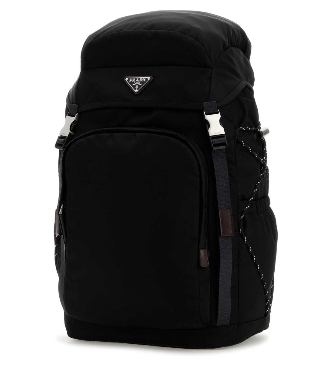 PRADA Черный синтетический рюкзак, фото 2