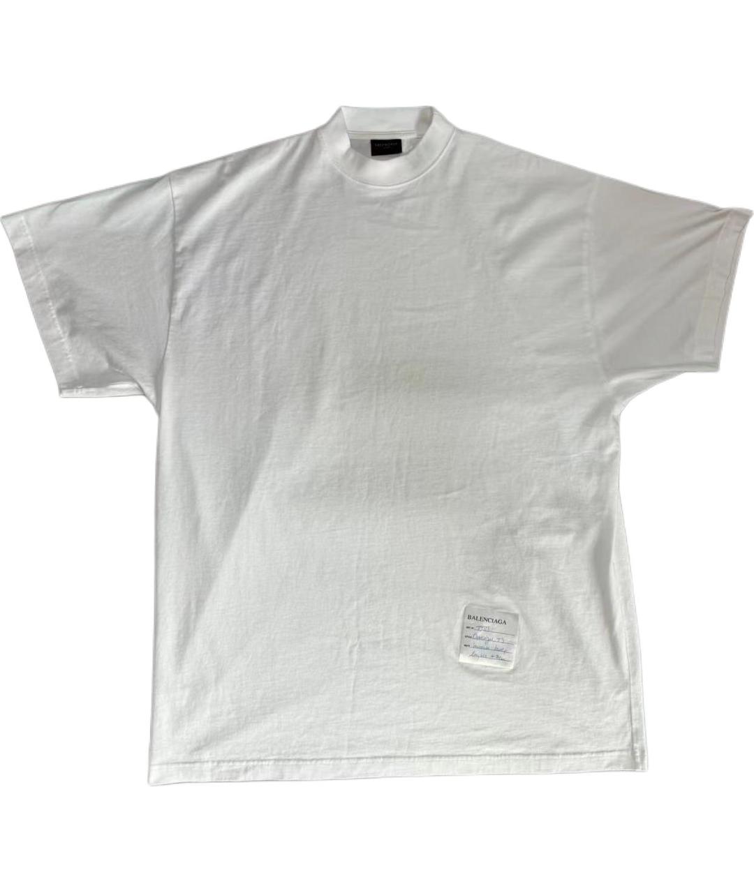 BALENCIAGA Белая футболка, фото 1