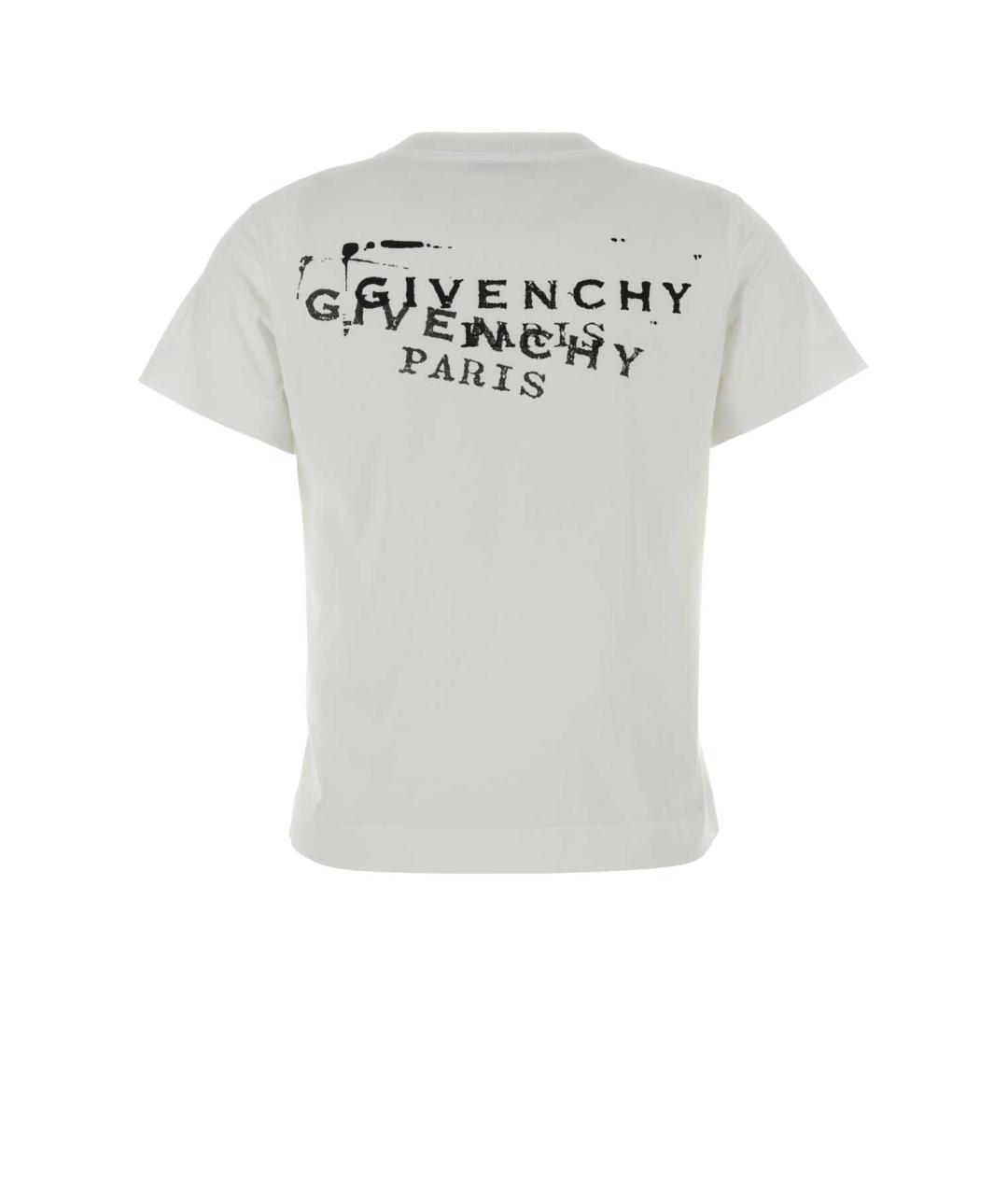 GIVENCHY Белая хлопковая футболка, фото 2