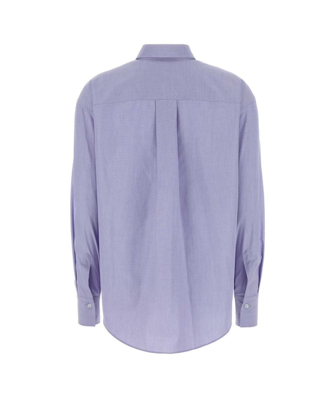 BRUNELLO CUCINELLI Голубая хлопковая рубашка, фото 2