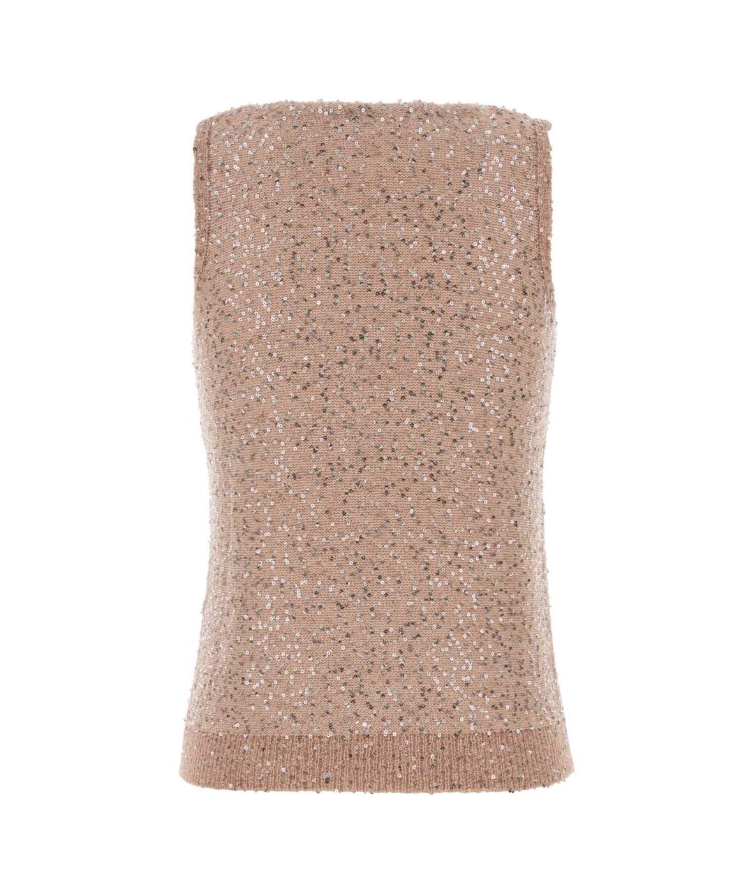 WEEKEND MAX MARA Розовая полиамидовая майка, фото 2