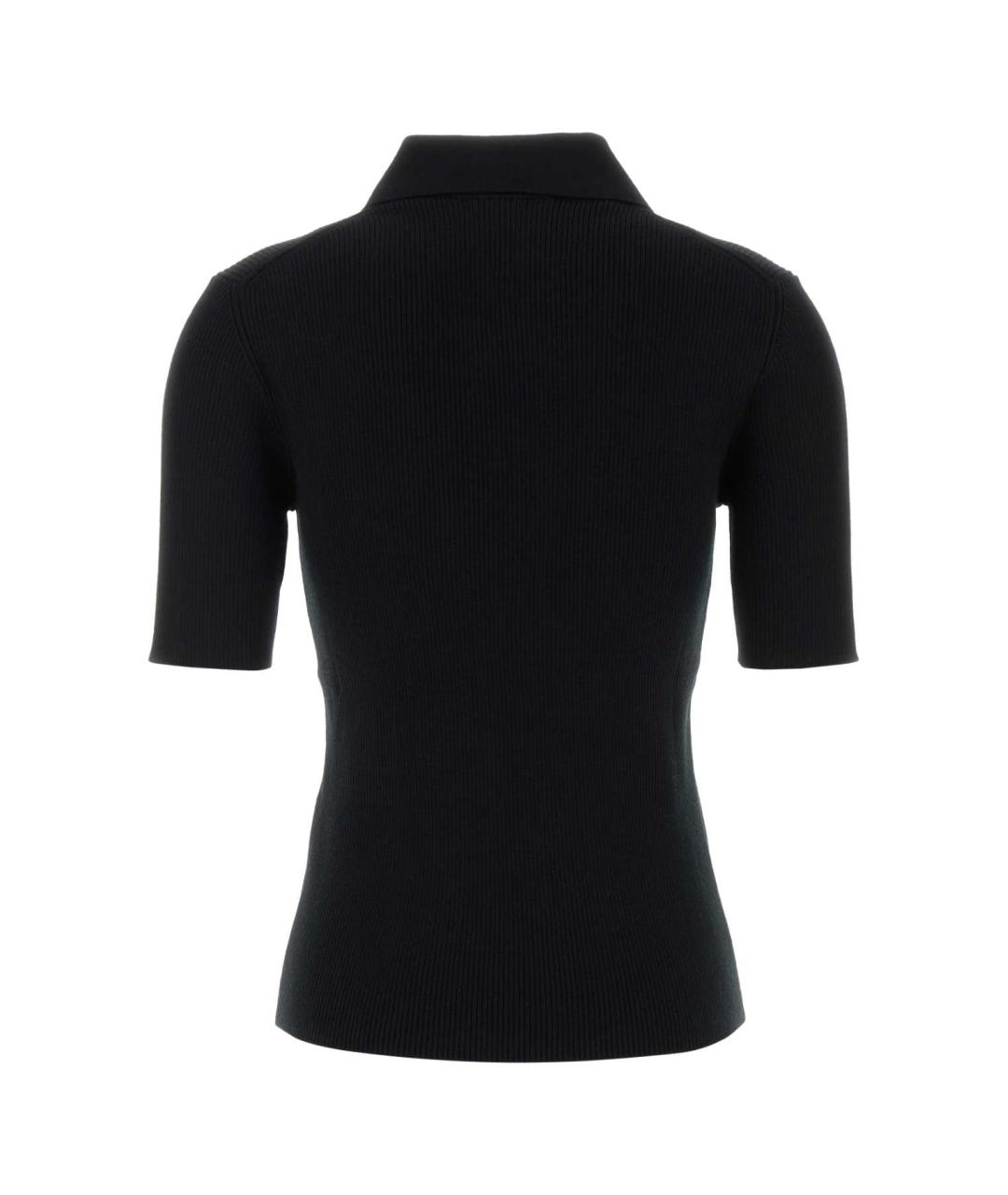 JIL SANDER Черная шерстяная блузы, фото 2