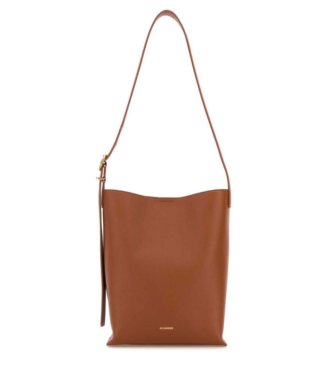 JIL SANDER Коричневая сумка тоут, фото 1