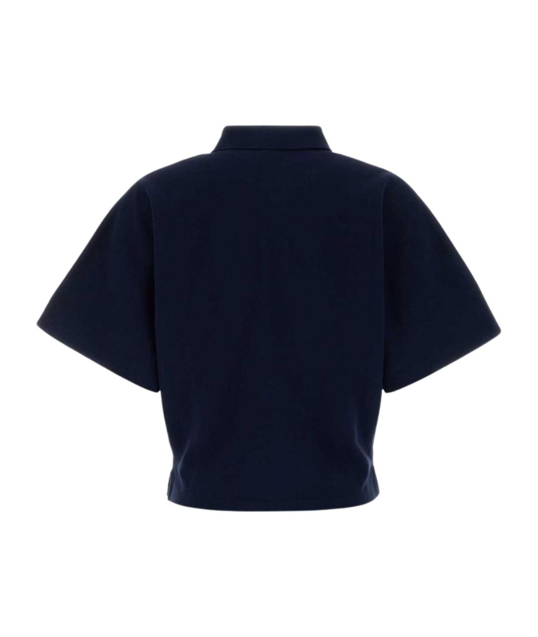 POLO RALPH LAUREN Синяя хлопковая футболка, фото 2