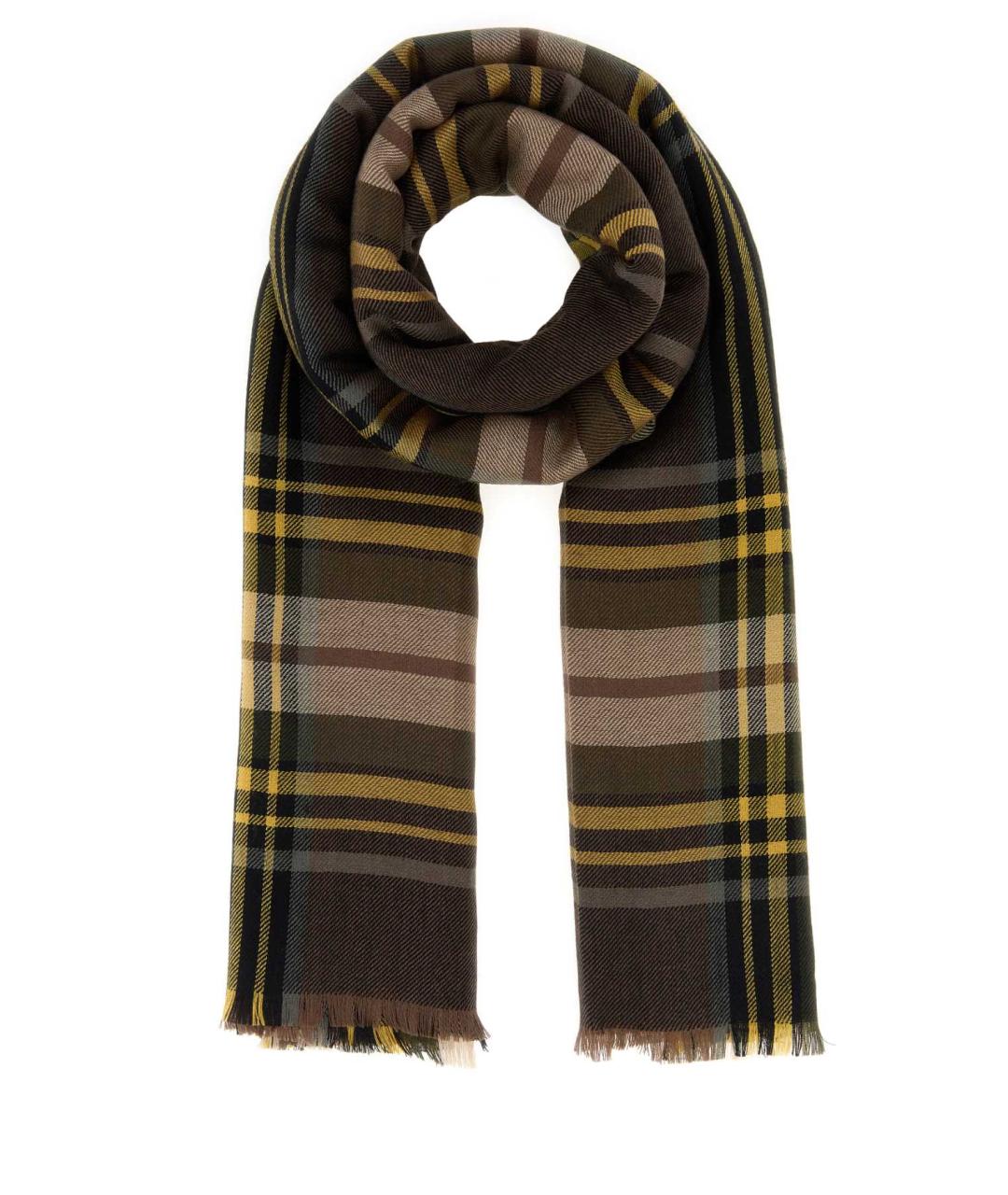 SAINT LAURENT Мульти шерстяной шарф, фото 1