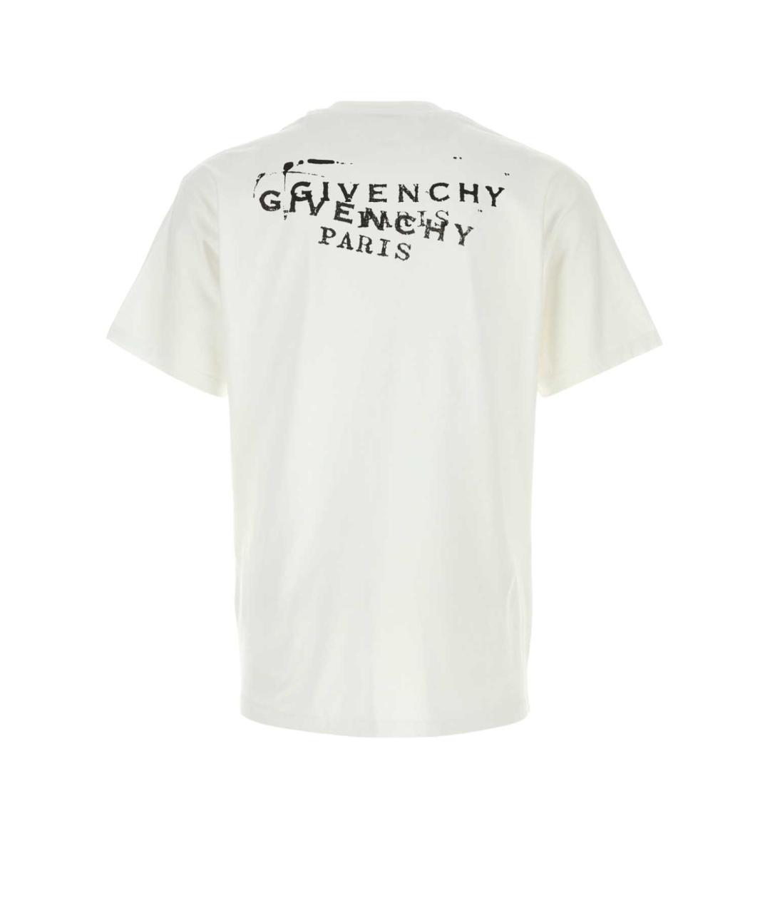 GIVENCHY Белая хлопковая футболка, фото 2