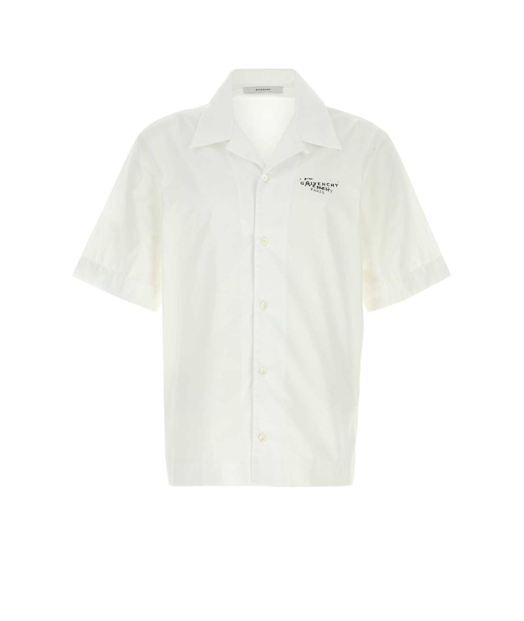 GIVENCHY Белая хлопковая кэжуал рубашка, фото 1
