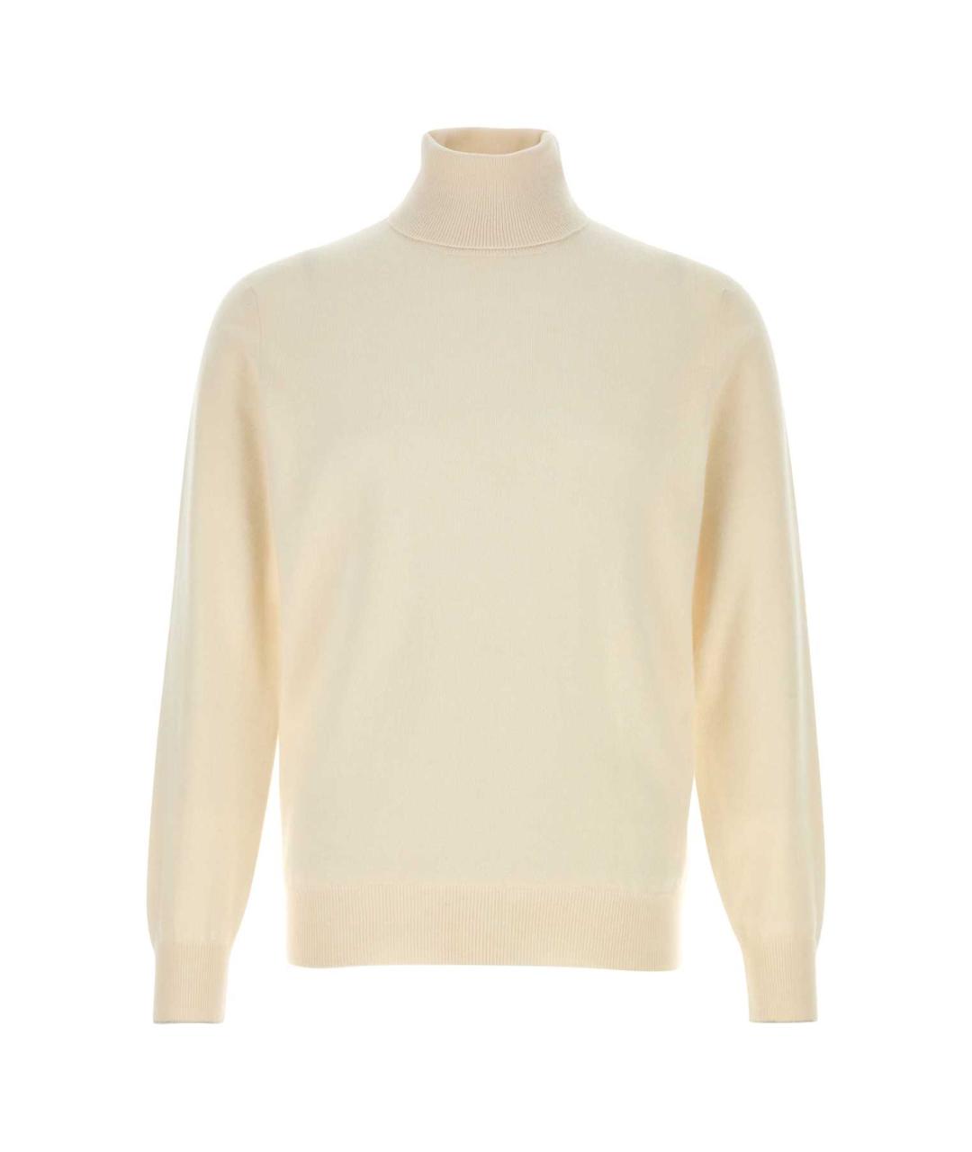 BRUNELLO CUCINELLI Бежевый кашемировый джемпер / свитер, фото 1