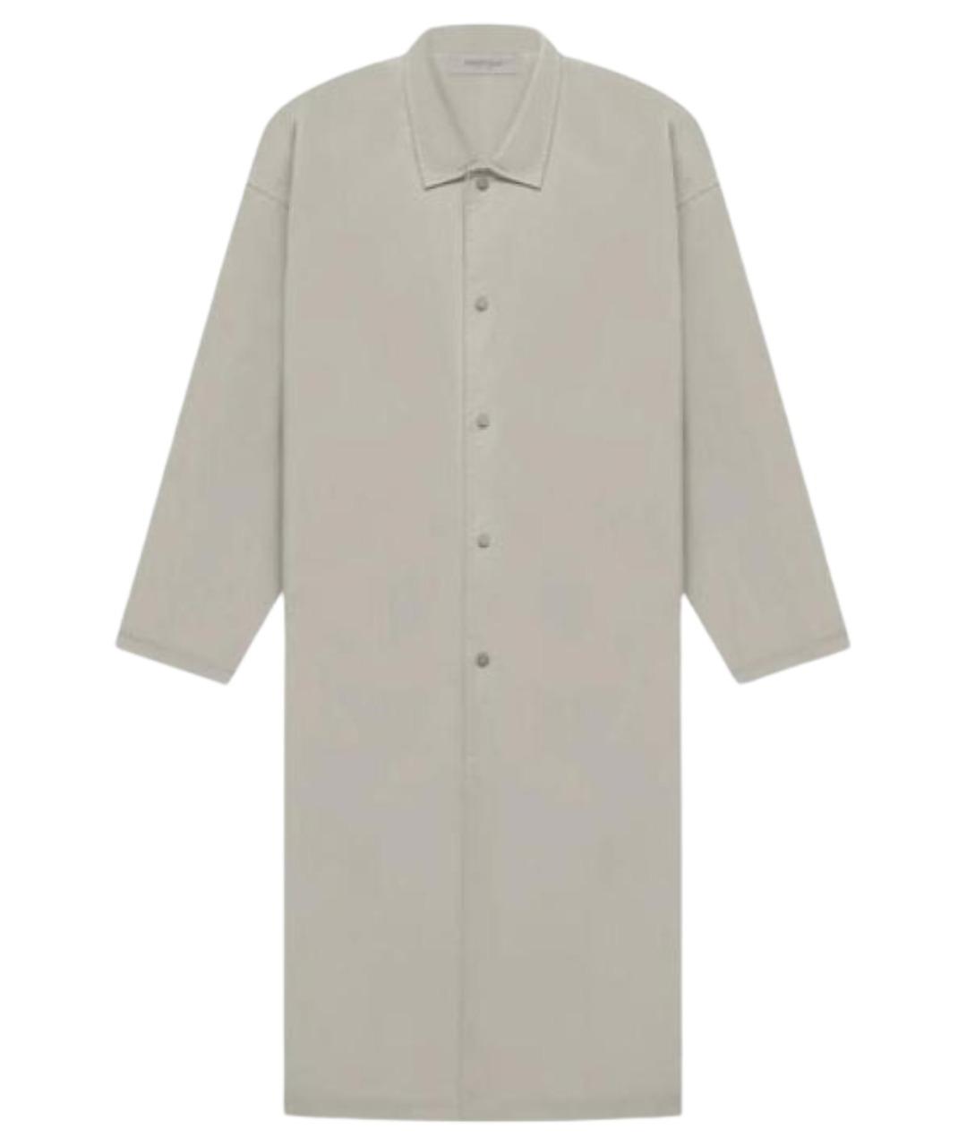 FEAR OF GOD ESSENTIALS Серое пальто, фото 1