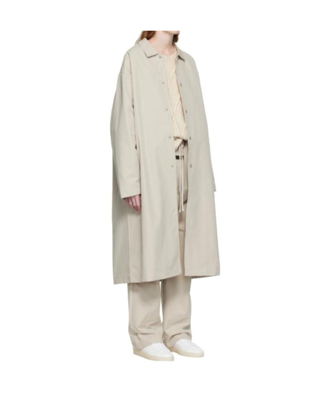 FEAR OF GOD ESSENTIALS Серое пальто, фото 4