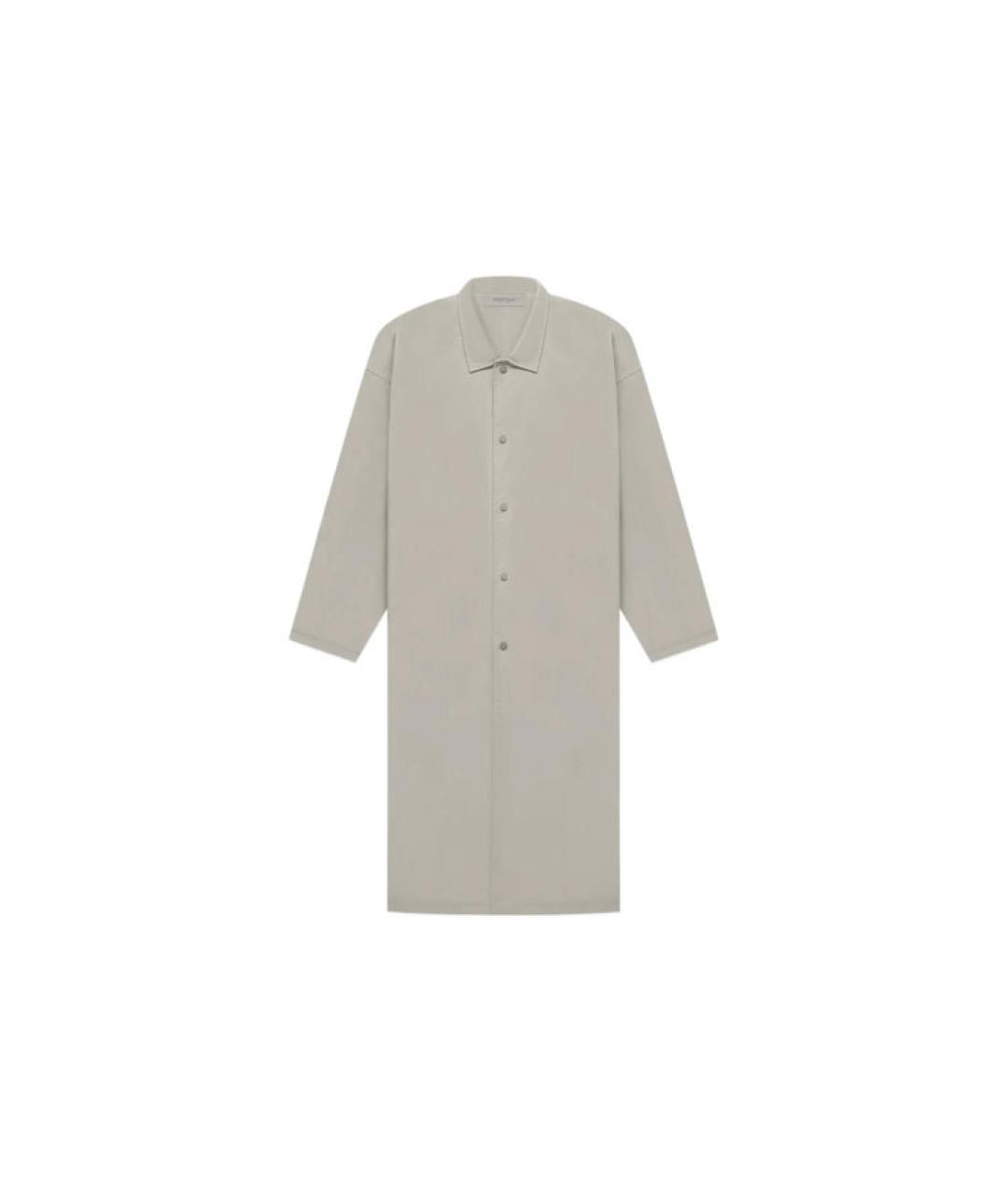 FEAR OF GOD ESSENTIALS Серое пальто, фото 6